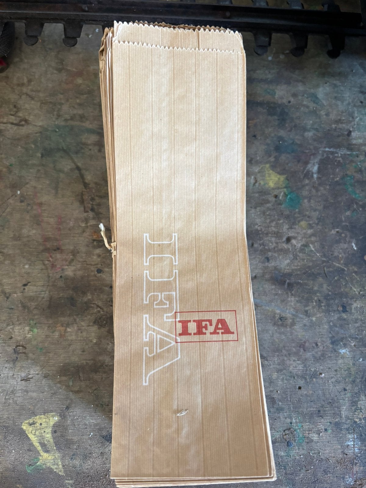 IFA-zakjes - kruidenier, Ophalen