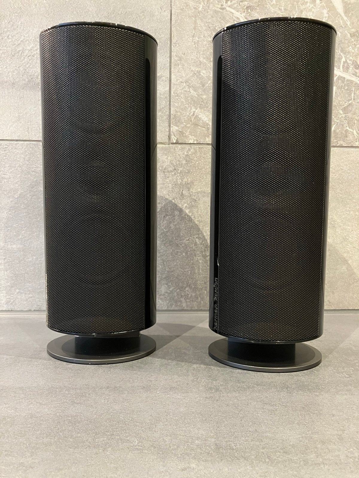 Harman Kardon Sat-TS60 Satelliet Speakers, Gebruikt, Ophalen of Verzenden, Geschikt voor surround/home cinema, Minder dan 60 watt