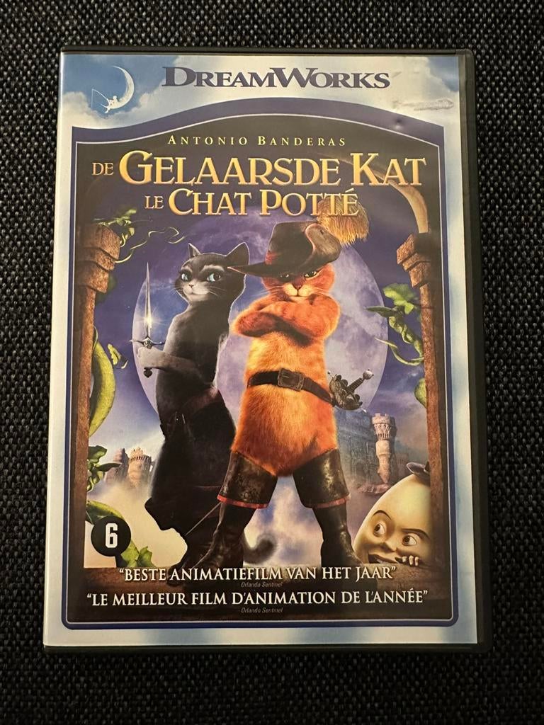 DVD De Gelaarsde Kat, Cd's en Dvd's, Dvd's | Sport en Fitness, Alle leeftijden, Ophalen of Verzenden, Zo goed als nieuw, Voetbal