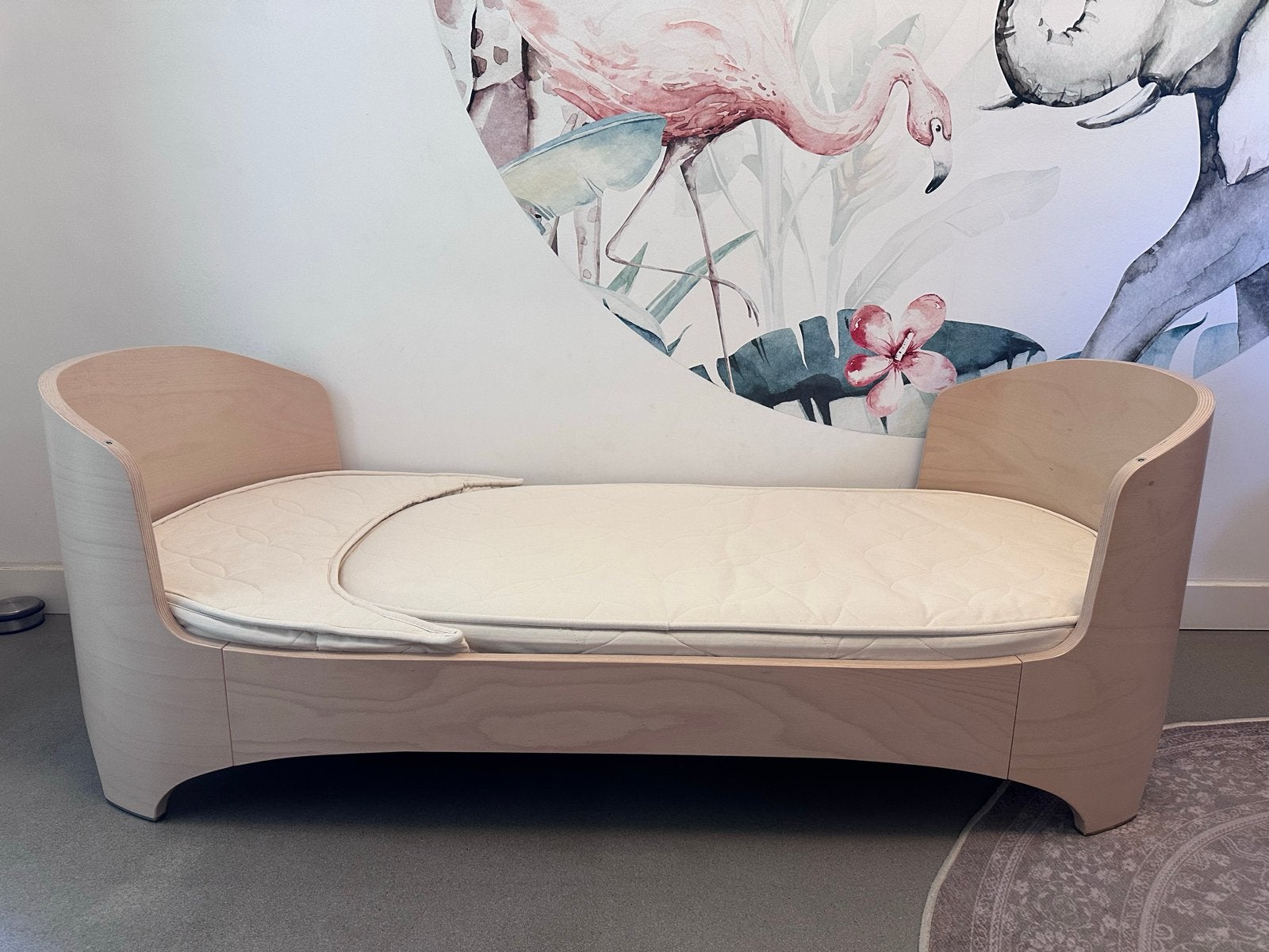 Leander Classic meegroeibed: baby-, peuter- en juniorbed, Ophalen, Verstelbaar, Beige, 190 cm of minder