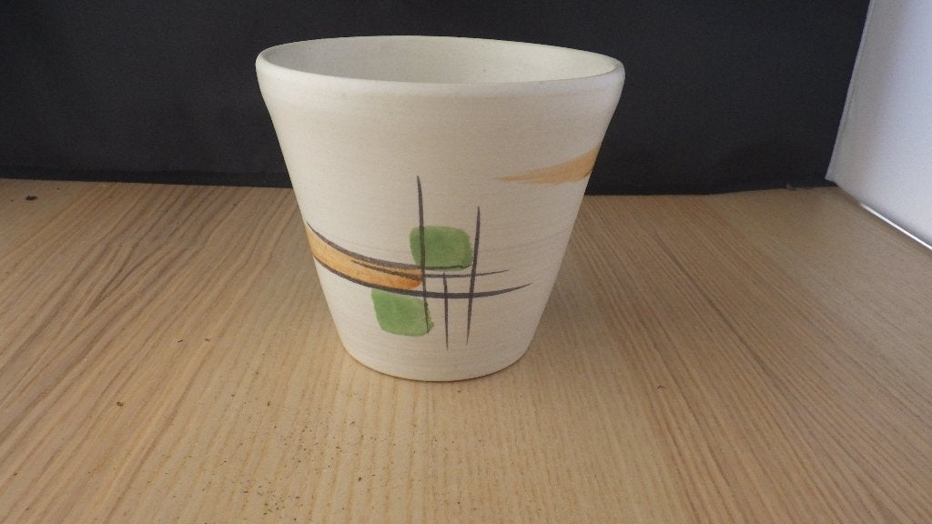 mooie retro overpot met sierlijke pennenstreken, Ophalen of Verzenden, Overige typen