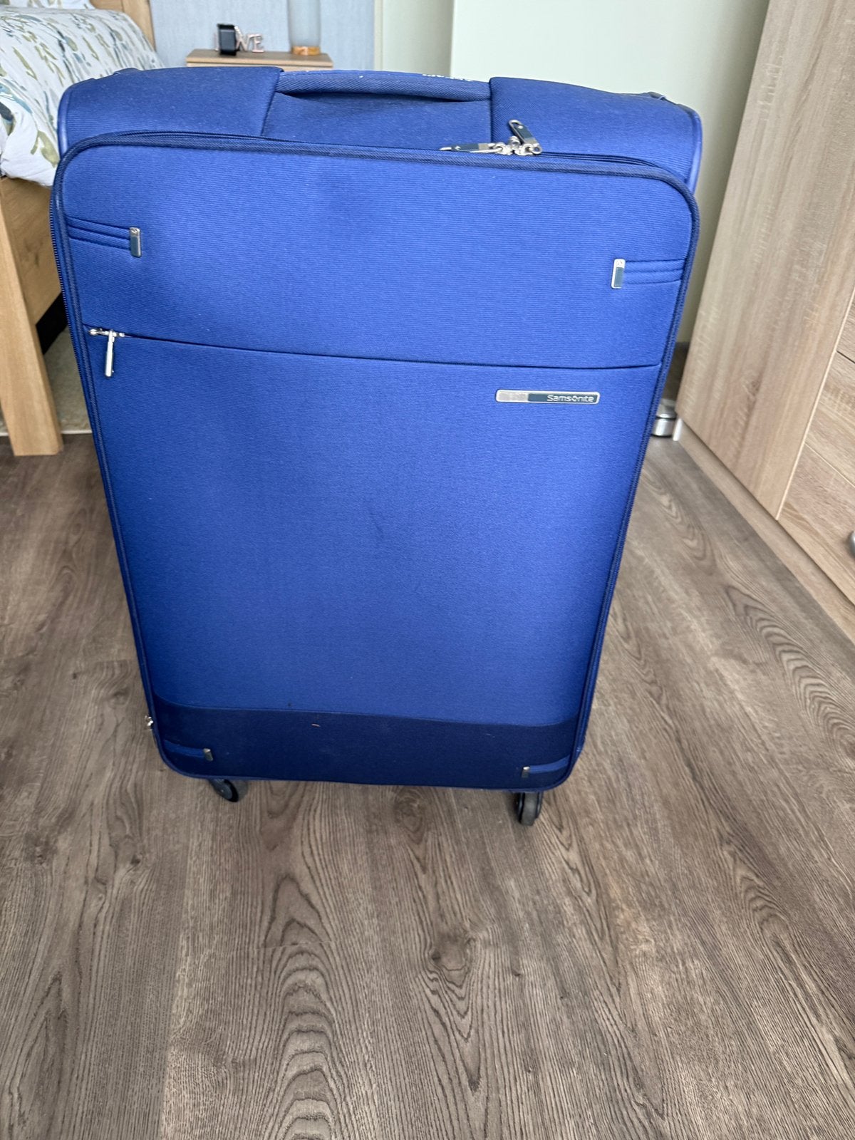 Te koop nette grote samsonite koffer, Ophalen, Gebruikt, Zacht kunststof, 70 cm of meer