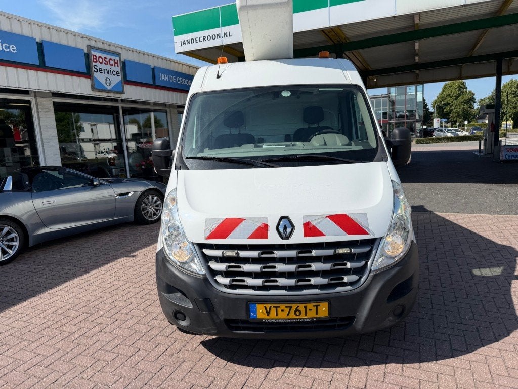 Renault MASTER T35 2.3 DCI L2H2 HOOGWERKER 14m BTW #KOOPJE, Auto's, Bestelauto's, Renault, Wit, Bedrijf, 2 stoelen