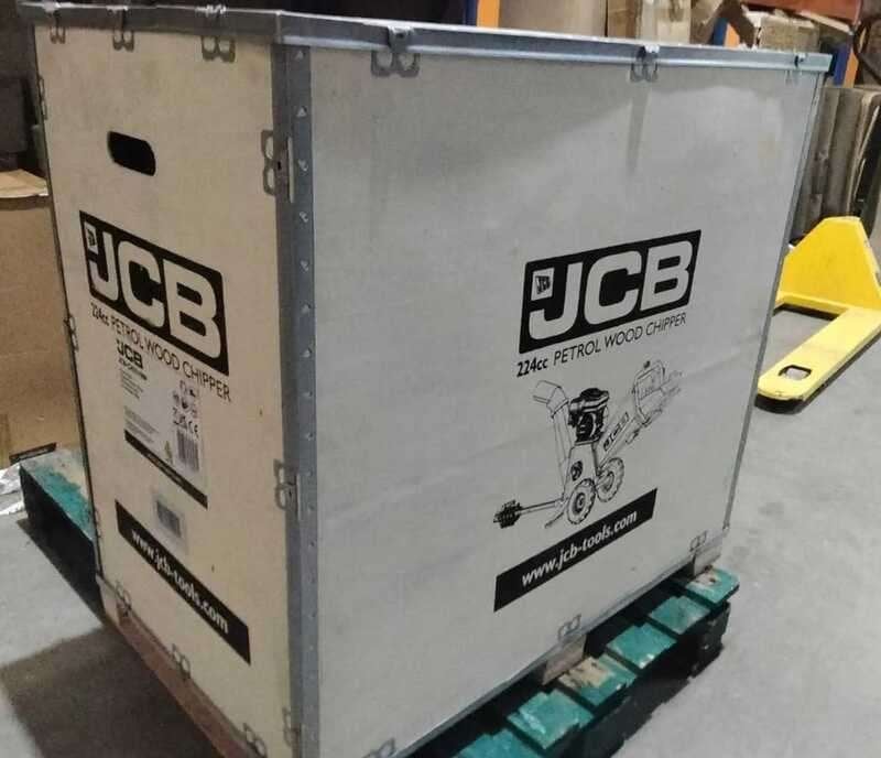 Houtversnipperaar JCB nieuw in kist, Ophalen, Nieuw, Benzine, JCB