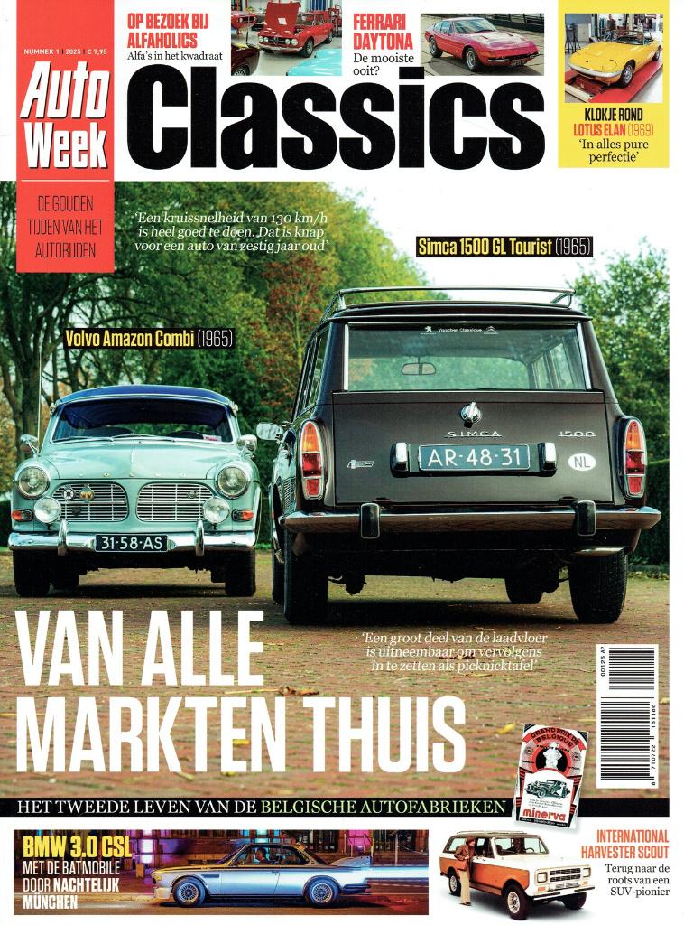Autoweek Classics 2025 nr. 1 (oa Simca 1500 & Volvo Amazon), Verzenden, Gelezen, Algemeen