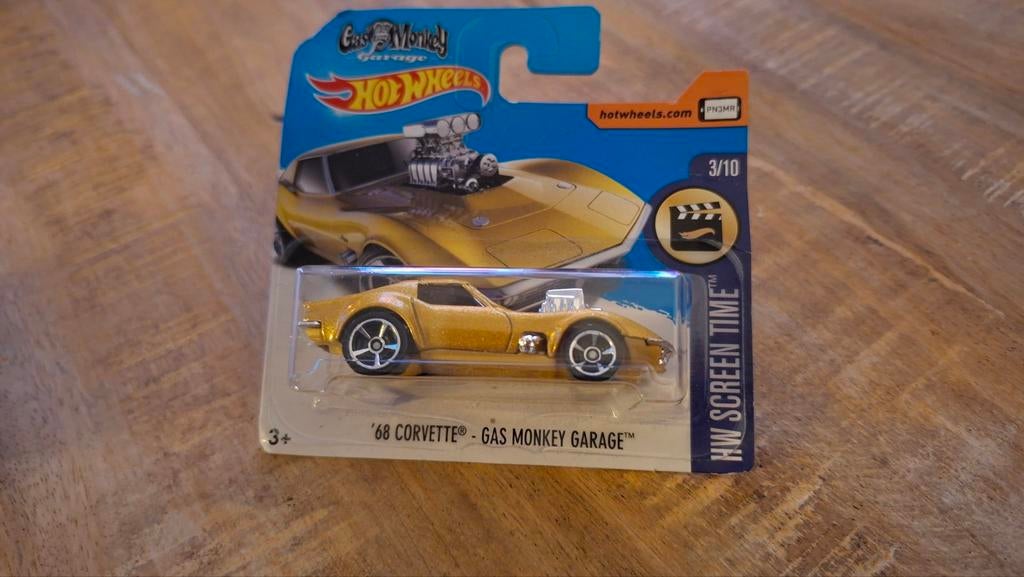 Hot Wheels '68 Corvette - Gas Monkey Garage, Ophalen of Verzenden, Nieuw, Auto