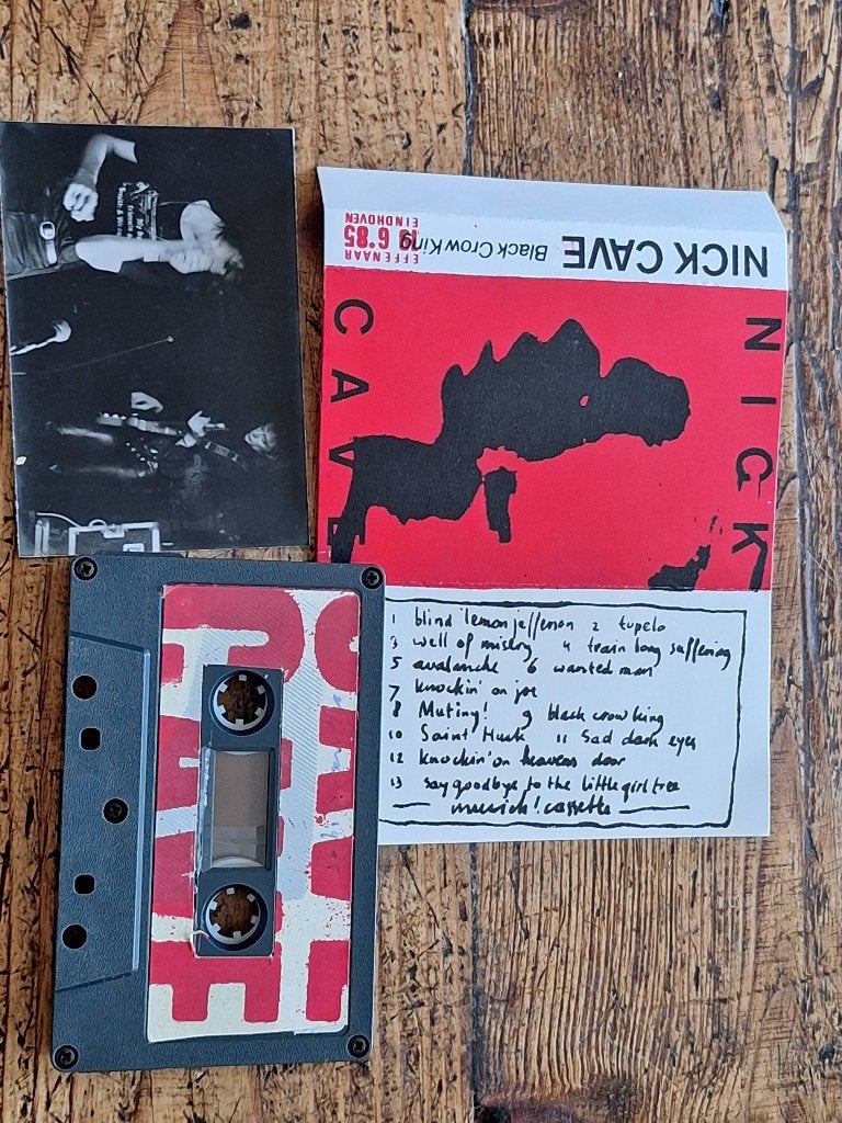NICK CAVE = Effenaar = 19 juni 1985 + foto BLACK CROW KING +, Ophalen of Verzenden, Cd of Plaat