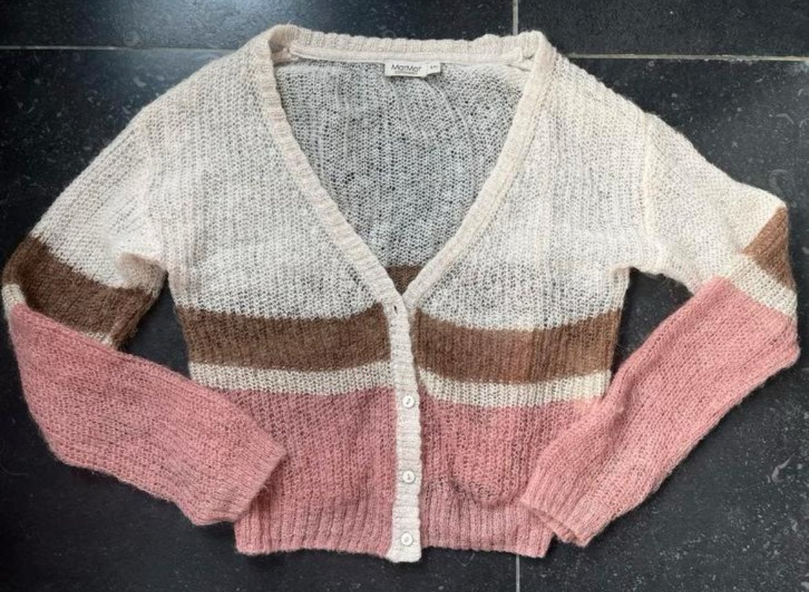 Mooie gestreepte vestje van Marmar Copenhagen maat 128, Verzenden, Zo goed als nieuw, Meisje, Trui of Vest