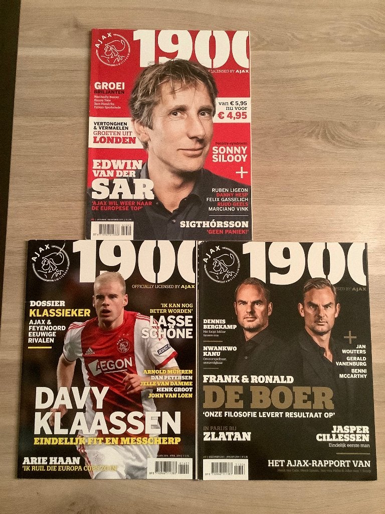 Ajax 1900 Magazine 2013-2014, Ophalen of Verzenden, Gebruikt, Ajax, Boek of Tijdschrift