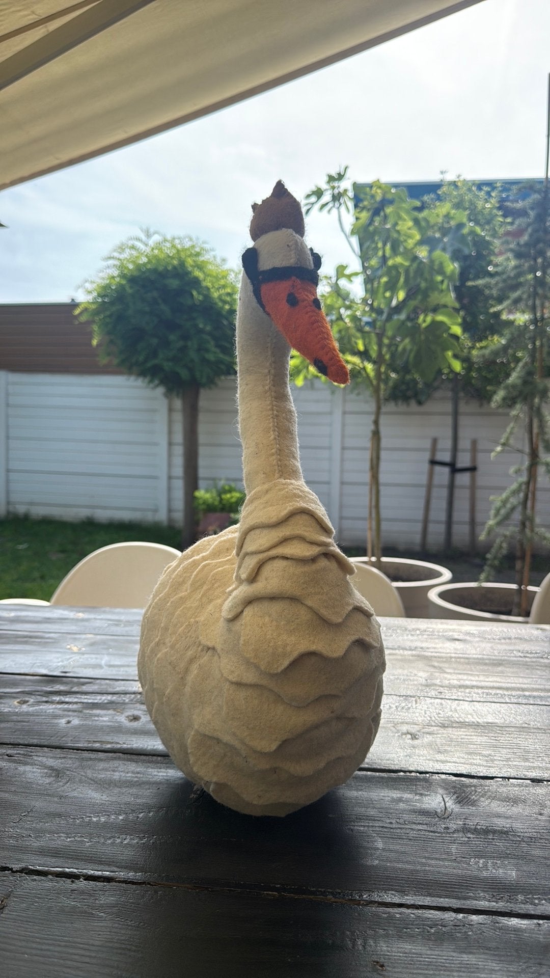 Ophang knuffel zwaan kop, Kinderen en Baby's, Kinderkamer | Inrichting en Decoratie, Ophalen of Verzenden, Zo goed als nieuw, Lamp