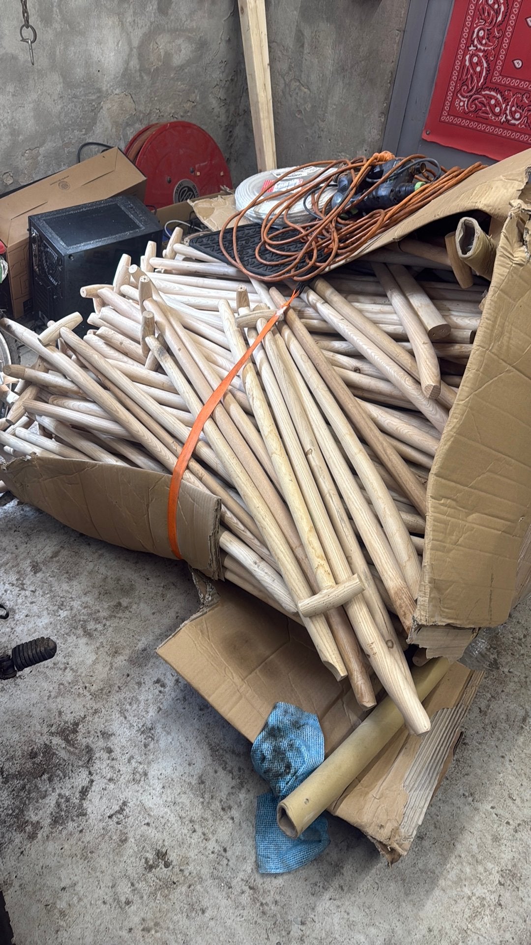 Bats stelen, Ophalen, Nieuw, Hout