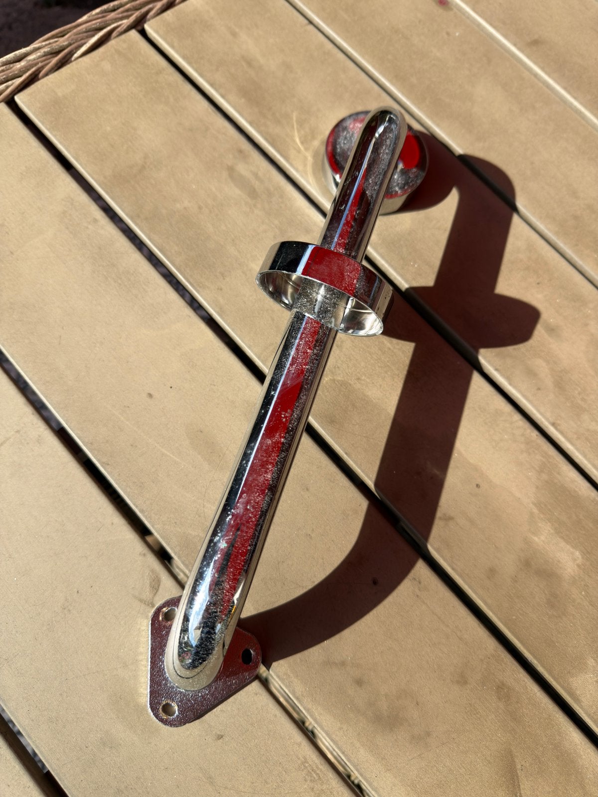 Geesa wandbeugel / badgreep 30 cm chroom, Ophalen of Verzenden, Zo goed als nieuw, Chroom, Douche