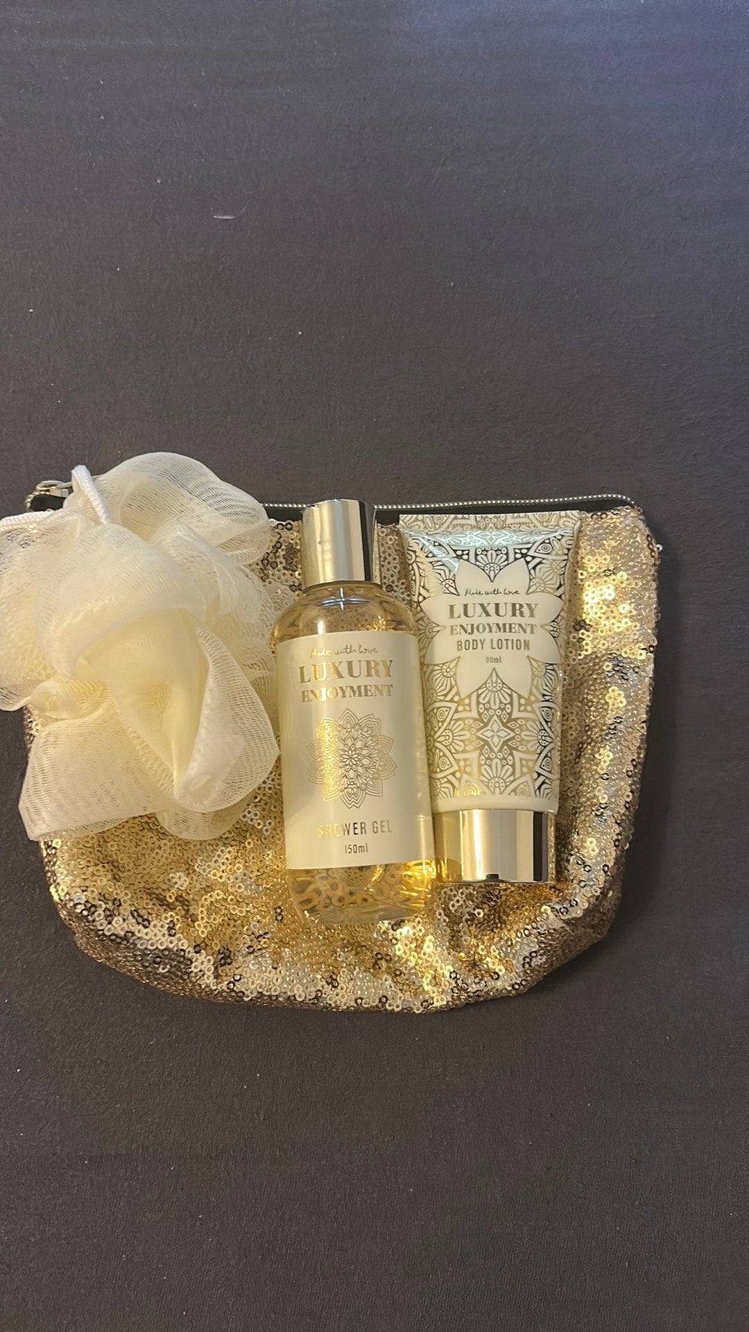 Luxury set, Ophalen of Verzenden, Zo goed als nieuw, Goud, Overige materialen