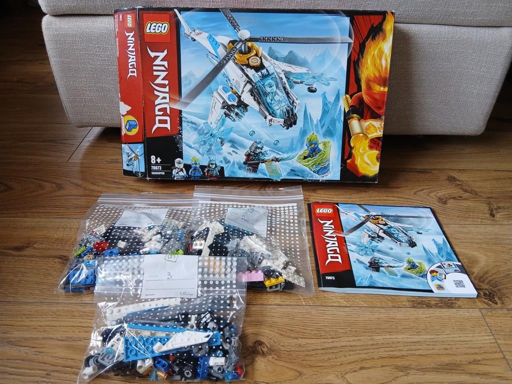 Lego Ninjago 70673, Shuricopter, compleet met doos., Lego, Ophalen of Verzenden, Zo goed als nieuw, Compleet