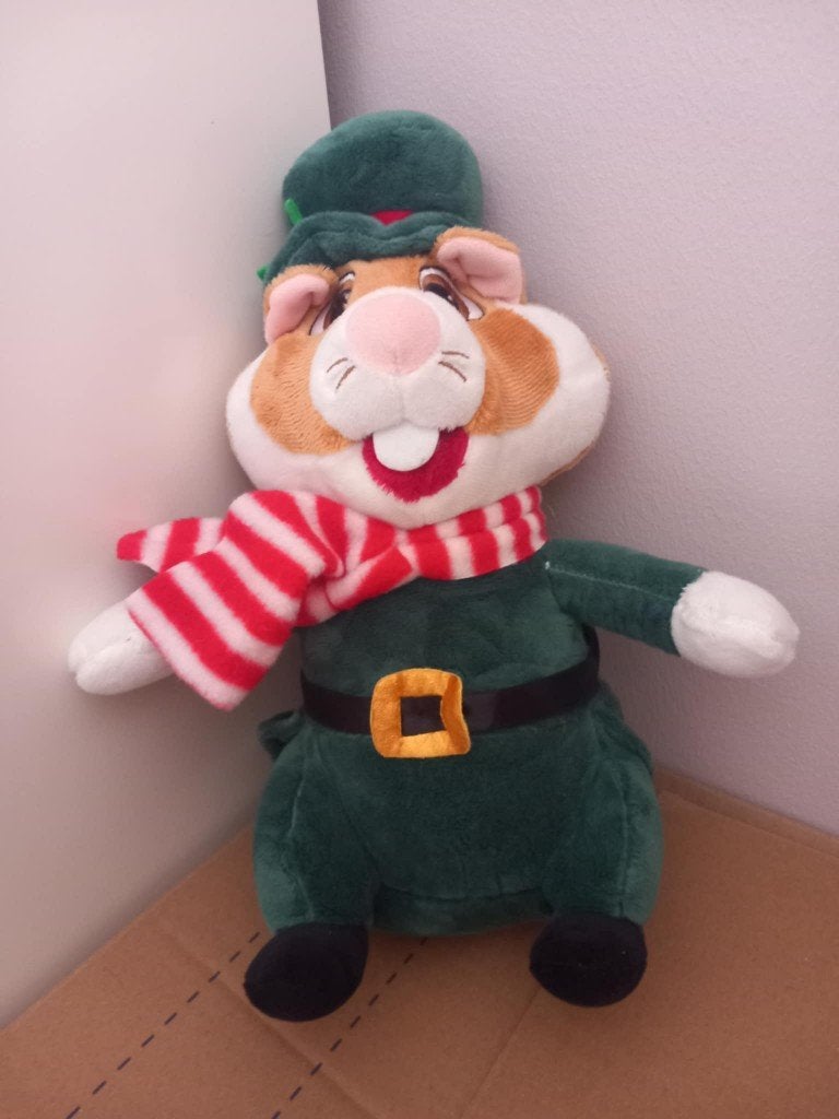 AH Kersthamster carol singer, Hamster, Zo goed als nieuw, Albert Heijn, Verzenden