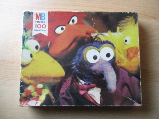 Muppetshow puzzel  Gonzo en Vrienden  100 stukjes  MB, Ophalen of Verzenden, 500 t/m 1500 stukjes, Gebruikt, Overige typen