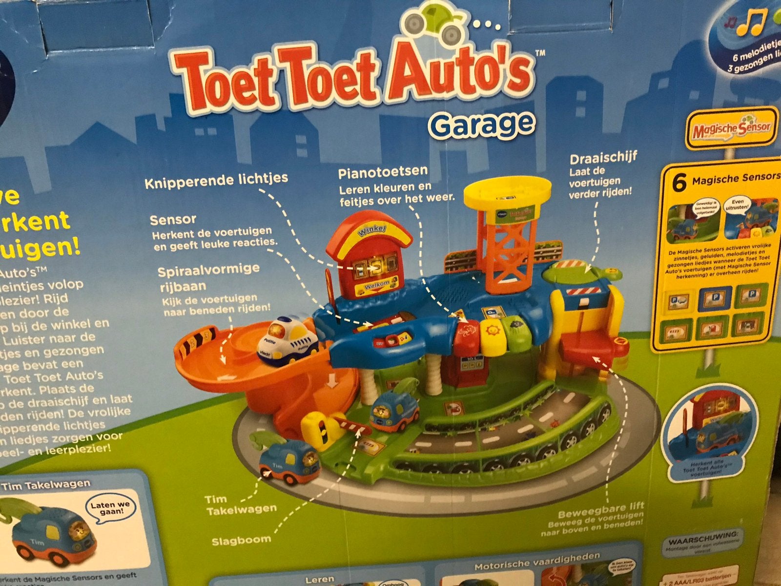 VTech Toet toet auto garage, Ophalen of Verzenden, Zo goed als nieuw, 2 tot 4 jaar