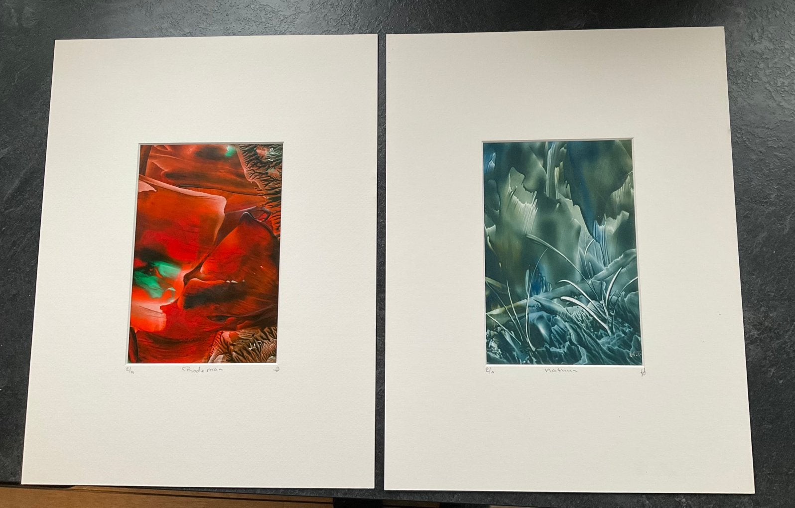 Te koop: twee originele kunstwerken, Ophalen