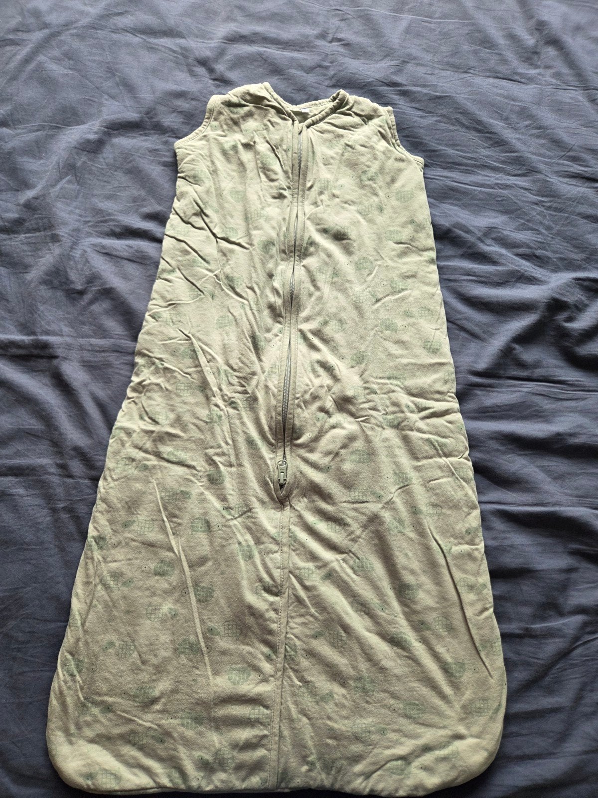 slaapzak 90cm - Zo goed als nieuw, Ophalen of Verzenden, Zo goed als nieuw, Groen, Slaapzak