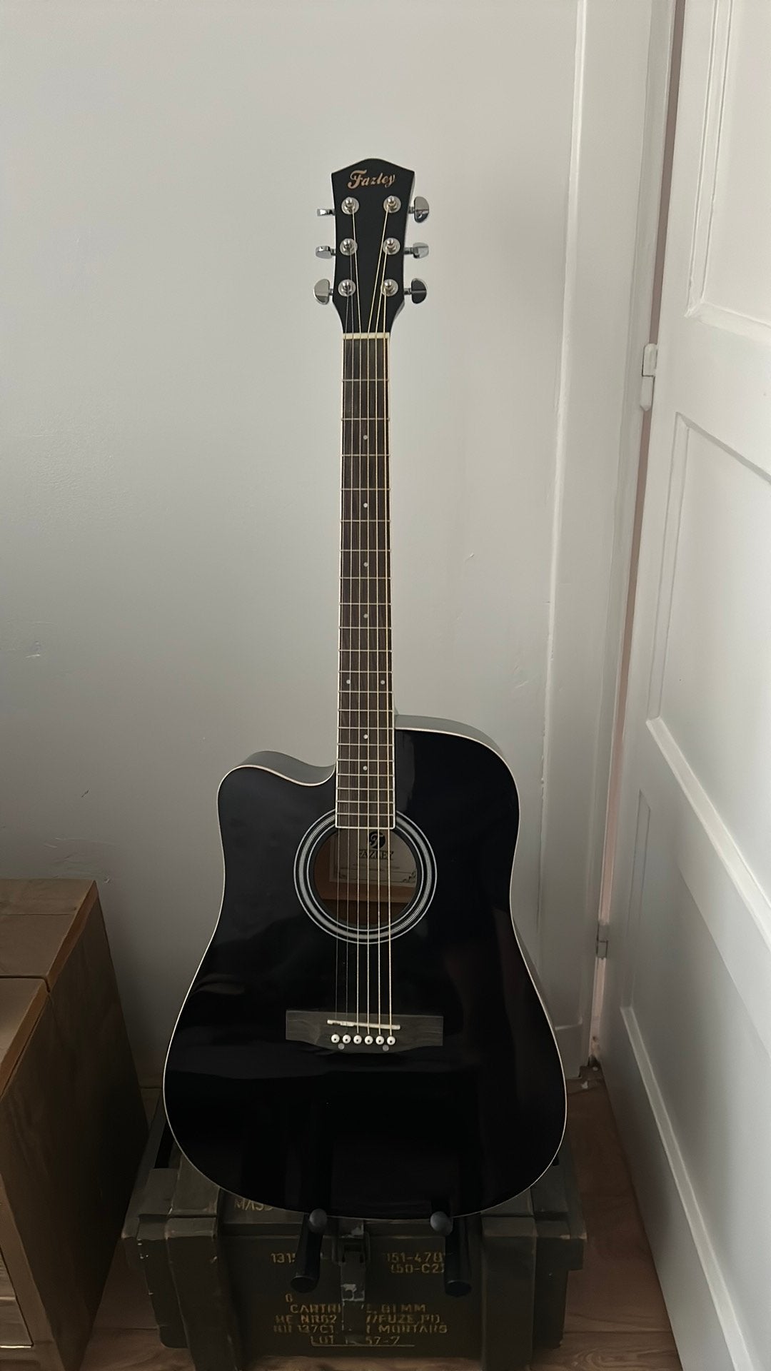 Fazley gitaar linkshandig, Ophalen, Gebruikt, Western- of Steelstringgitaar