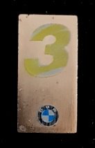B.M.W. 3 serie speld met gele 3, Verzenden, Nieuw, Transport, Speldje of Pin