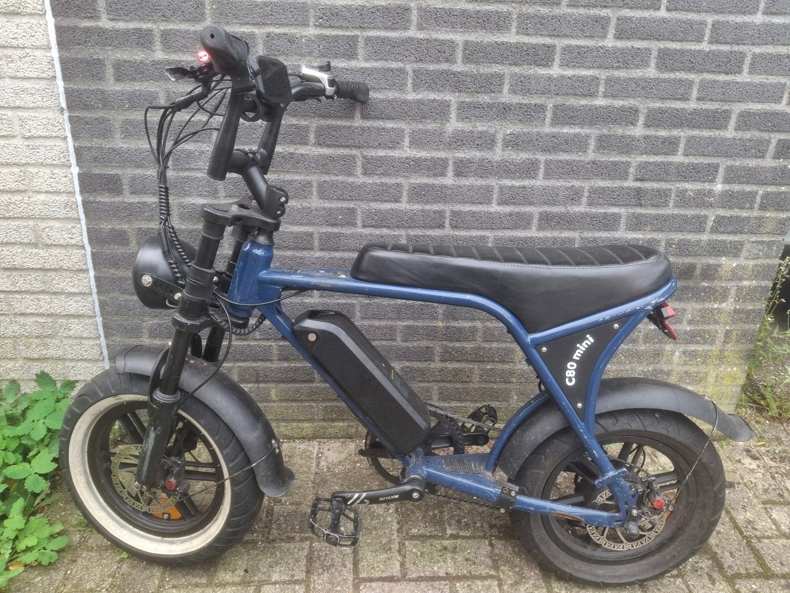 C80 Mini Fatbike Blauw - Rijdt Perfect!, Gebruikt, ., ., .