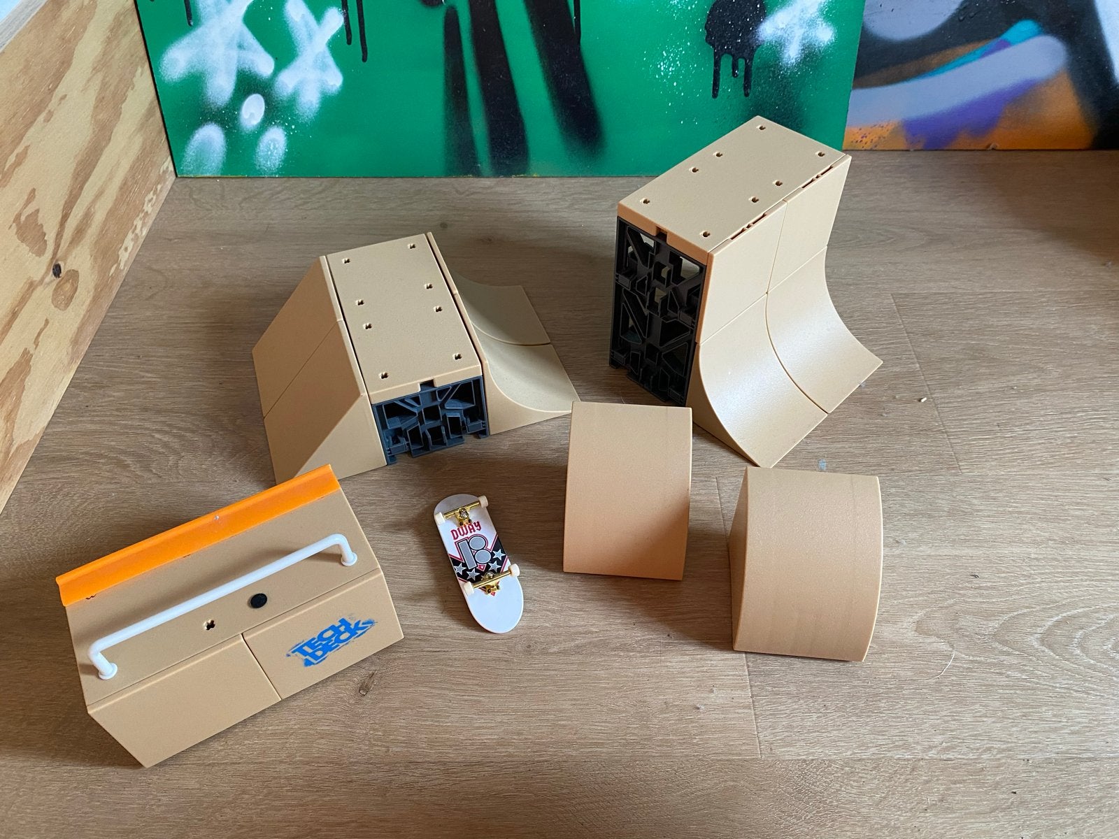 Tech Deck Skateboard Park Set met Fingerboard, Ophalen of Verzenden, Gebruikt, Jongen of Meisje