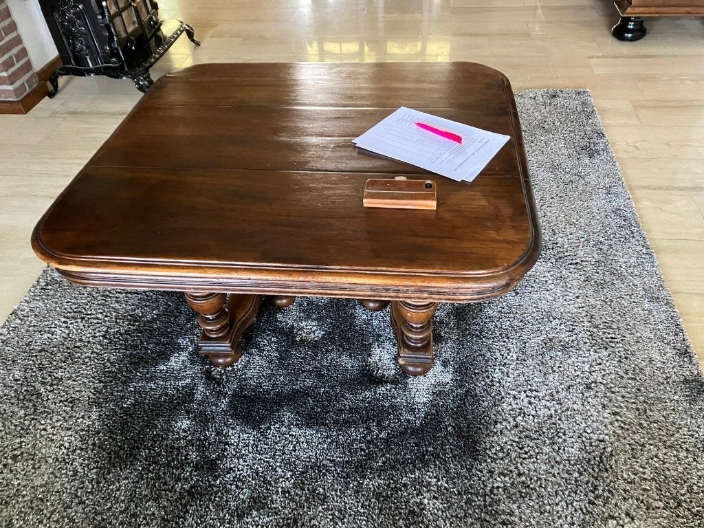 Vintage Salon Tafel, Huis en Inrichting, Ophalen, Gebruikt, 50 tot 100 cm, 100 tot 150 cm