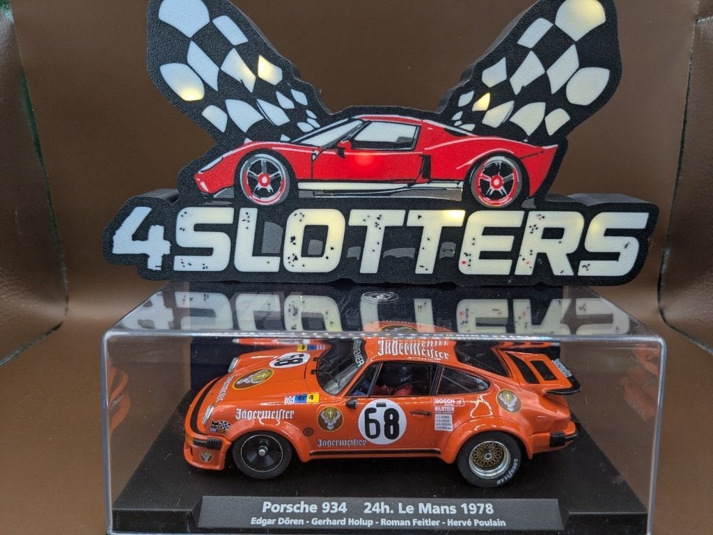 Fly Porsche 934 #68 24h Le Mans 1970 Jagermeister, Ophalen of Verzenden, Nieuw, Elektrisch, Overige merken