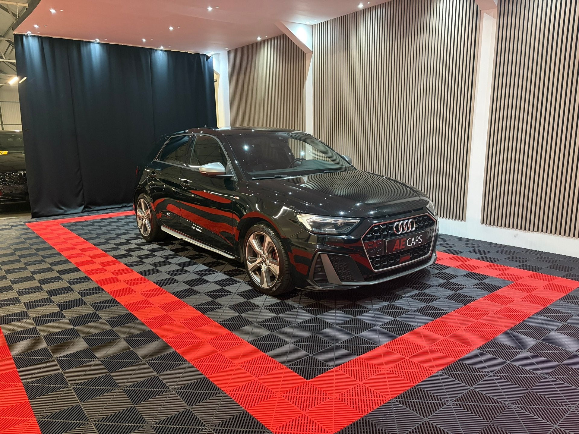 Audi A1 Sportback 40 TFSI S Line Pro Line S, Auto's, 4 cilinders, 1984 cc, Leder en Stof, Zwart