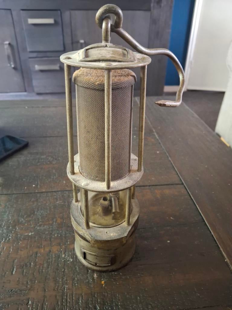 Oude mijnlamp, Ophalen of Verzenden
