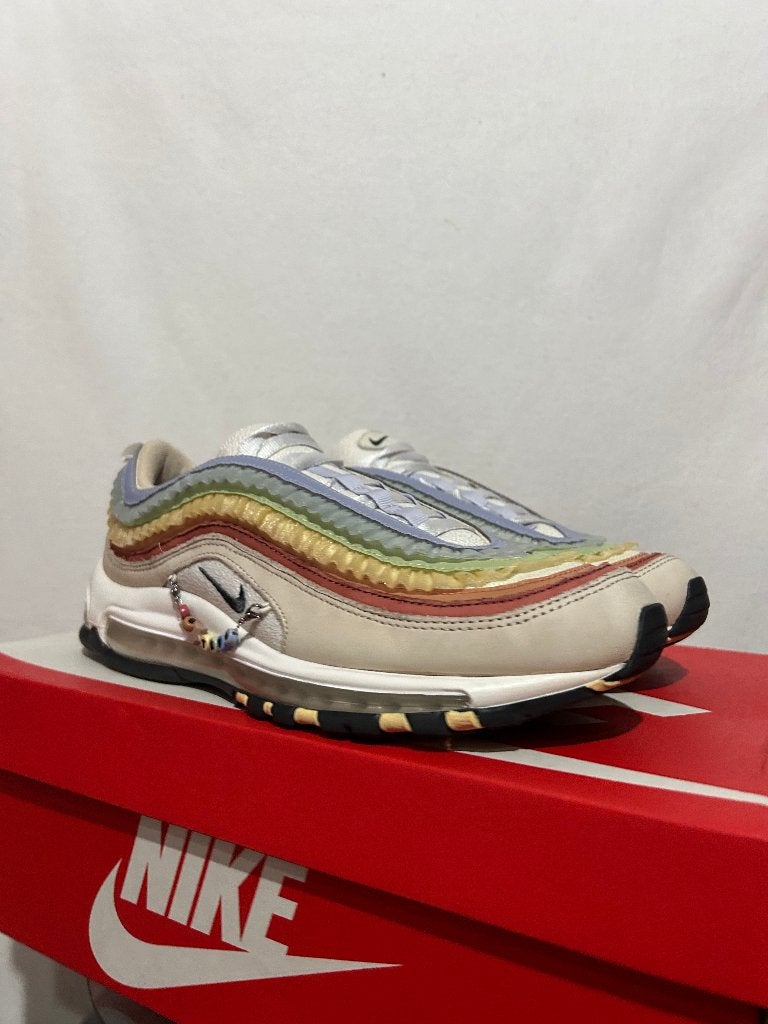 ALS NIEUW! Maat 44,5 - Nike Air Max 97 Be True, Overige kleuren, Verzenden, Nike, Nike