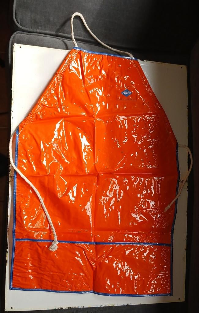 Agfa Oranje DOKA ontwikkel schort - Vintage, nooit gebruikt, Audio, Tv en Foto, Fotografie | Doka Toebehoren, Ophalen of Verzenden