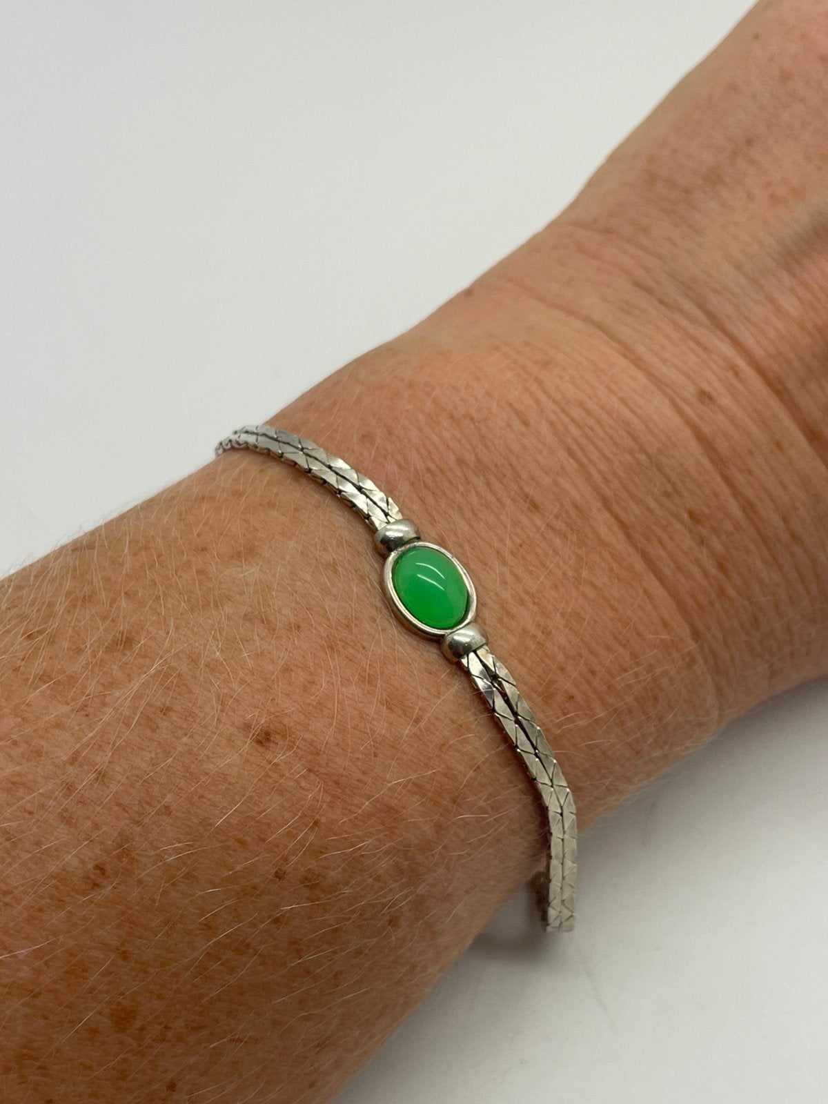 F835 Prachtige zilveren Grossé Germany armband, Ophalen of Verzenden, Zilver, Armband