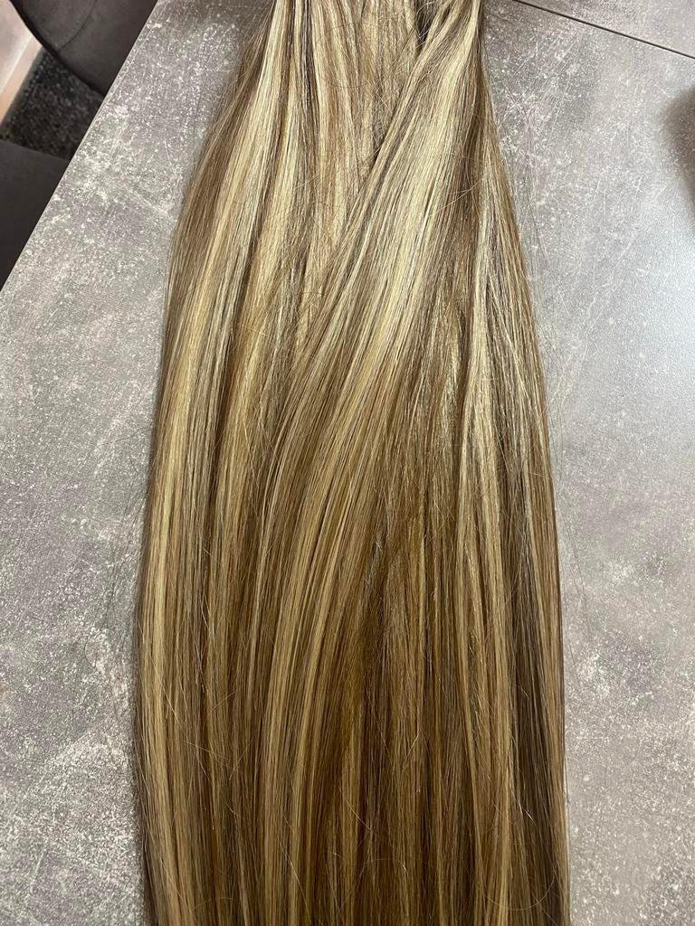 Keratinewax extensions - Haarverlenging, Ophalen of Verzenden, Zo goed als nieuw, Pruik of Haarverlenging