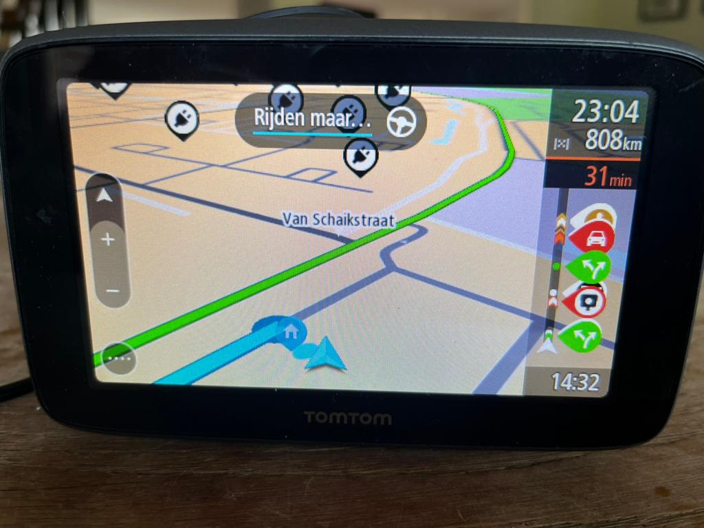 TomTom GO 5200 autonavigatie, Auto diversen, Ophalen of Verzenden, Gebruikt