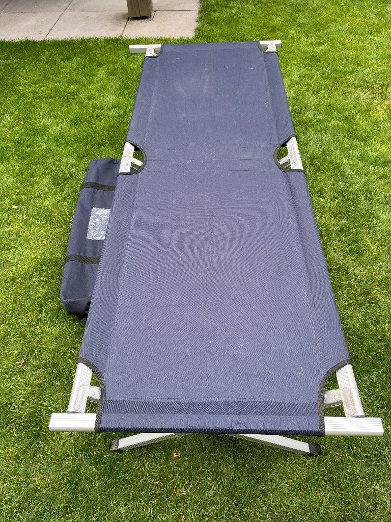 Veldbed, Ophalen, Zo goed als nieuw