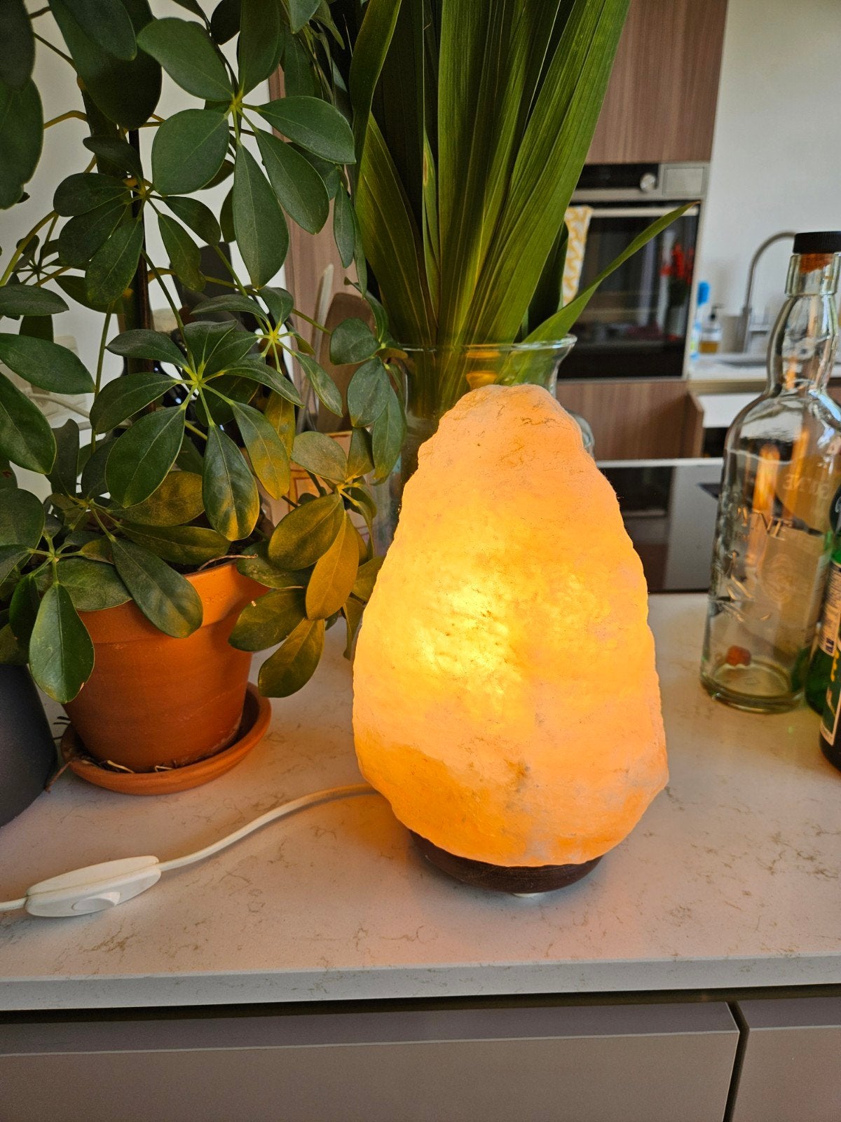 Zoutlamp Zoutkamp - 15x25cm - Exclusief peertje, Huis en Inrichting, Ophalen, Zoutlamp, Philips