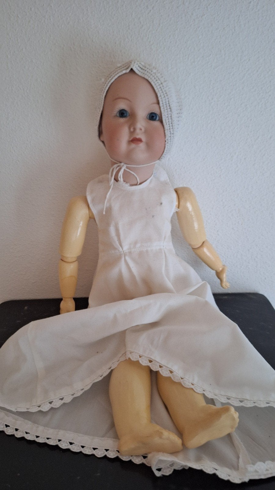 Antieke Babypop, Ophalen of Verzenden, Gebruikt, Babypop