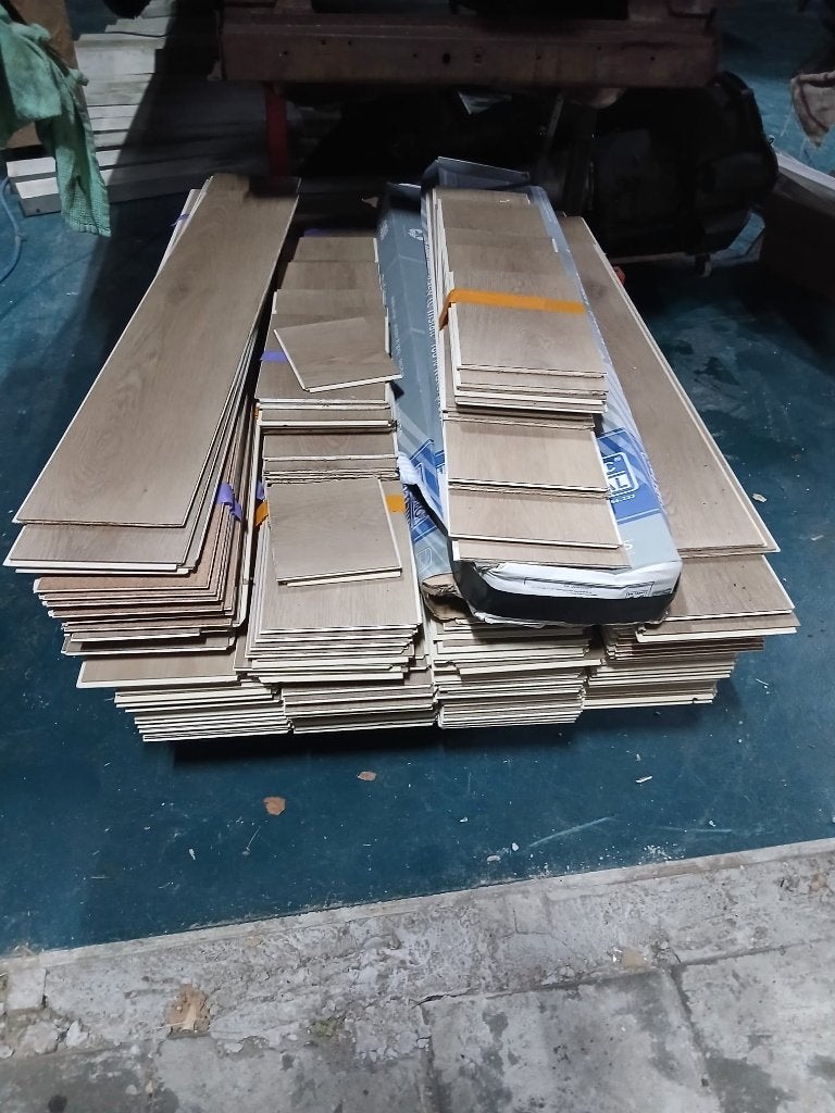 25m²+ COREtec Naturals MEADOW PVC vloer, Ophalen, Kunststof, Gebruikt, 50 tot 150 cm