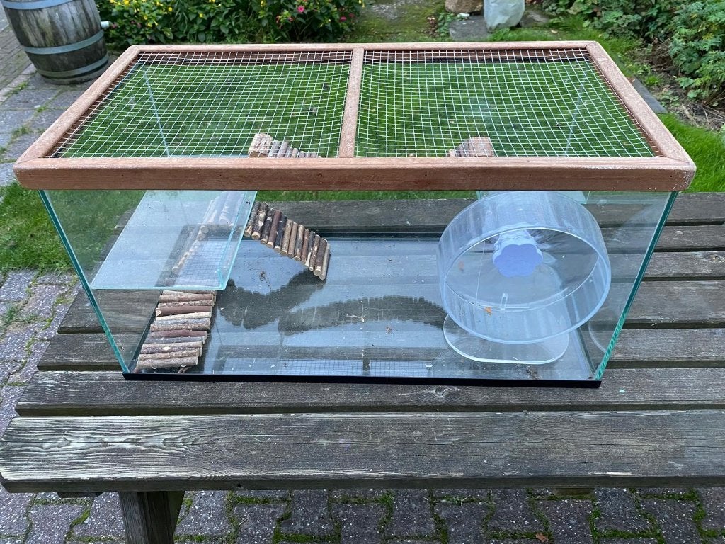 Hamsterhok hamsterkooi terrarium, Gebruikt, Hamster, Hok, 75 tot 110 cm
