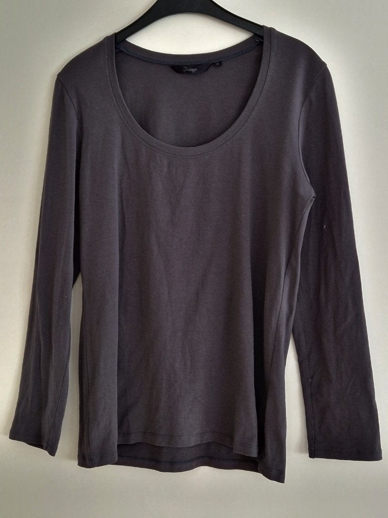 Image T-shirt, XL, antraciet, Ophalen of Verzenden, Zo goed als nieuw, Lange mouw, Grijs