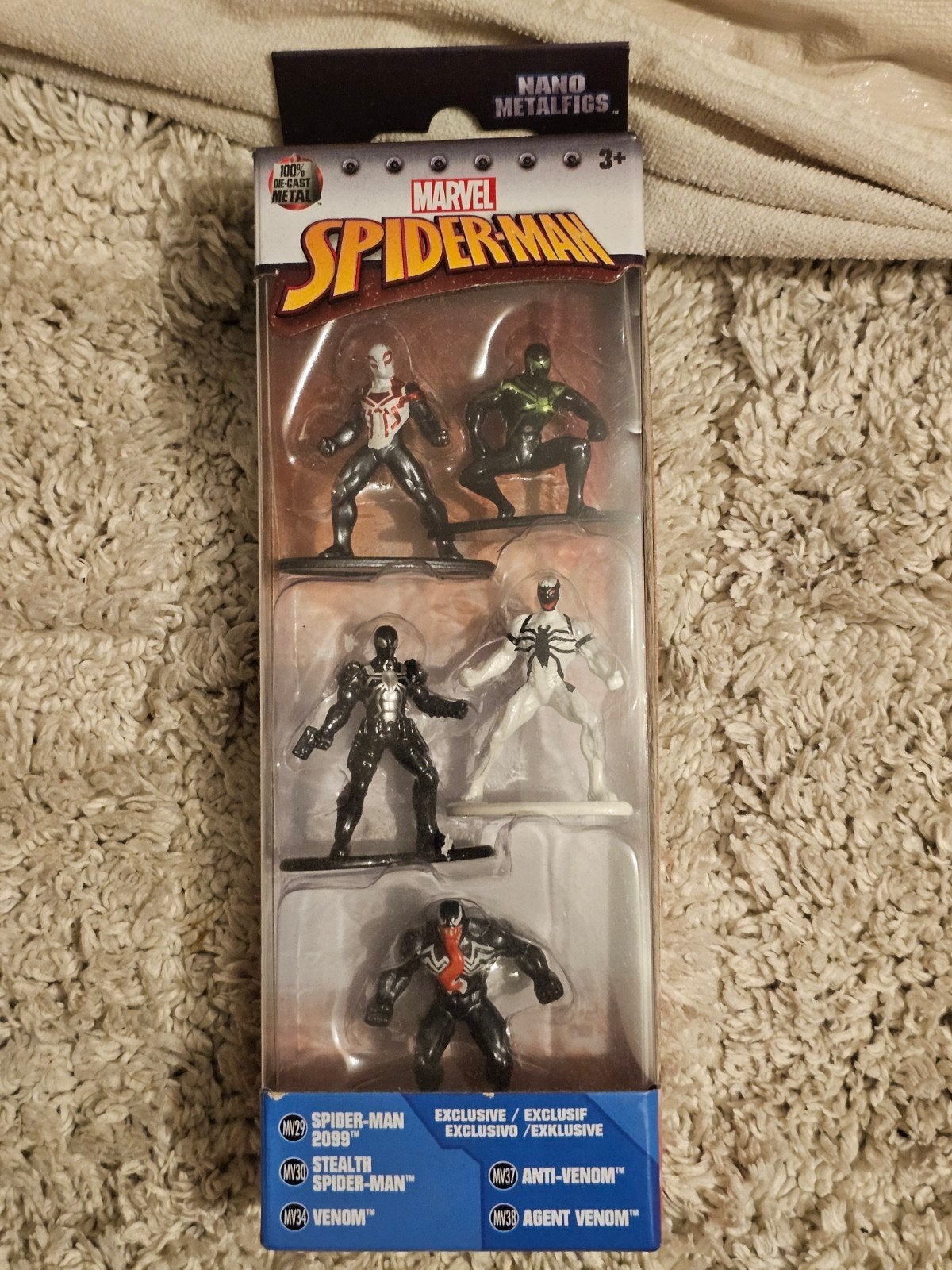 Marvel Spider-Man Nano Metalfigs 5-pack - Nieuw, Ophalen of Verzenden, Nieuw