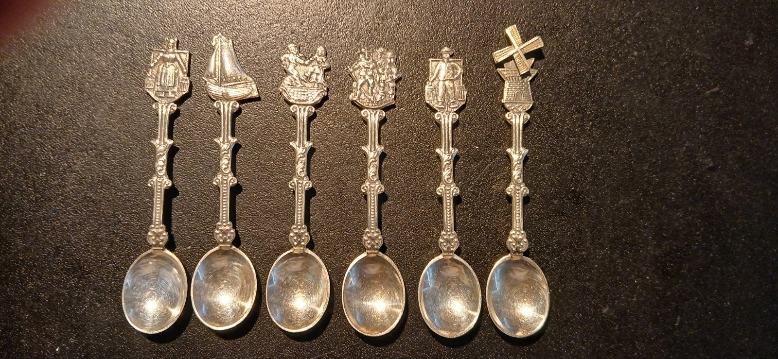 Verzilverde lepeltjes, Antiek en Kunst, Antiek | Bestek, Ophalen of Verzenden
