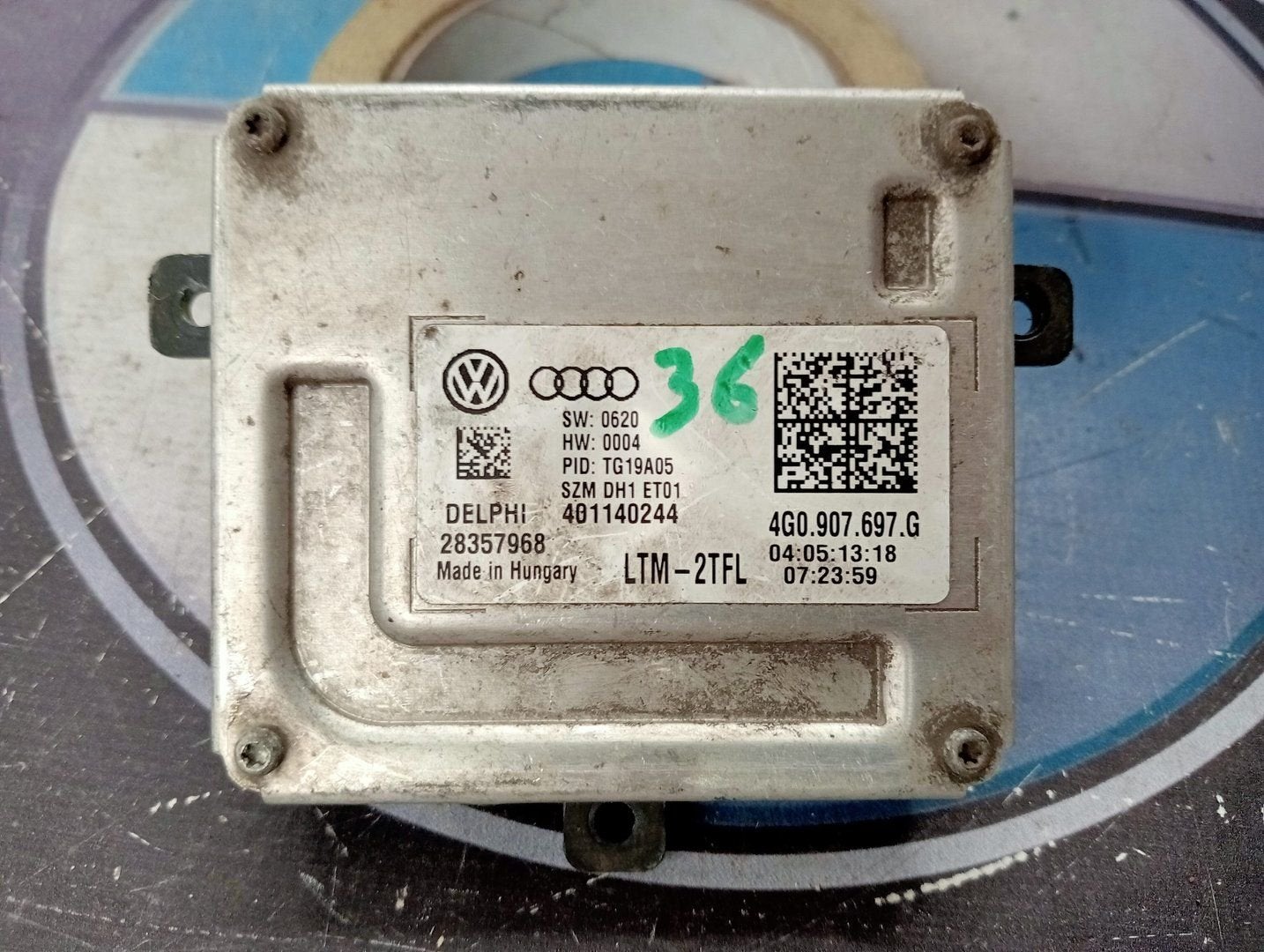 Vw Audi Skoda Seat Xenon Ballast Module 4G0907697G, Gebruikt, -, Volkswagen, -