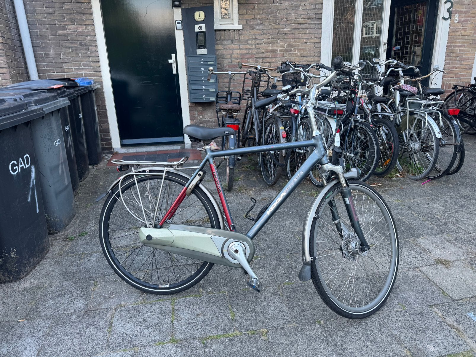 Te koop koga meyata herenfiets met 8 versnellingen, Ophalen, Gebruikt, Versnellingen, 57 tot 61 cm