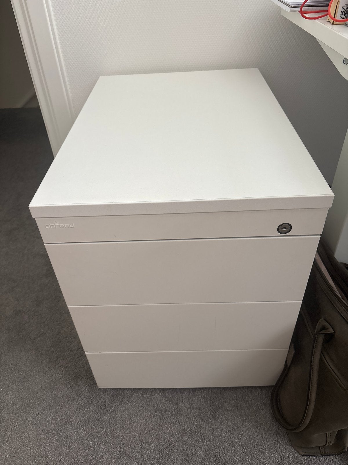 Ahrend ladeblok met 3 laden - Wit, Minder dan 50 cm, Gebruikt, Ophalen of Verzenden, Minder dan 100 cm