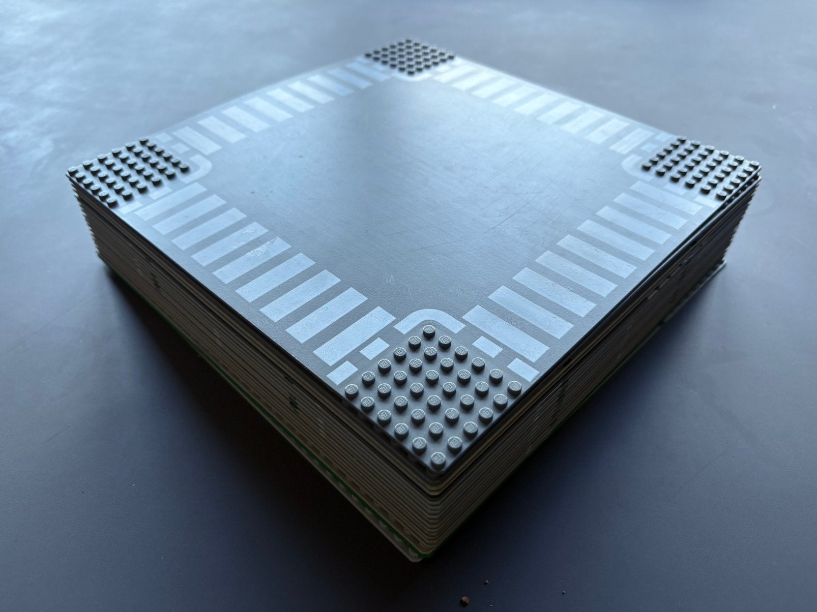 Lego stapel straten, wegen of grondplaten, 19 stuks, Compleet, Gebruikt, Overige thema's, Lego