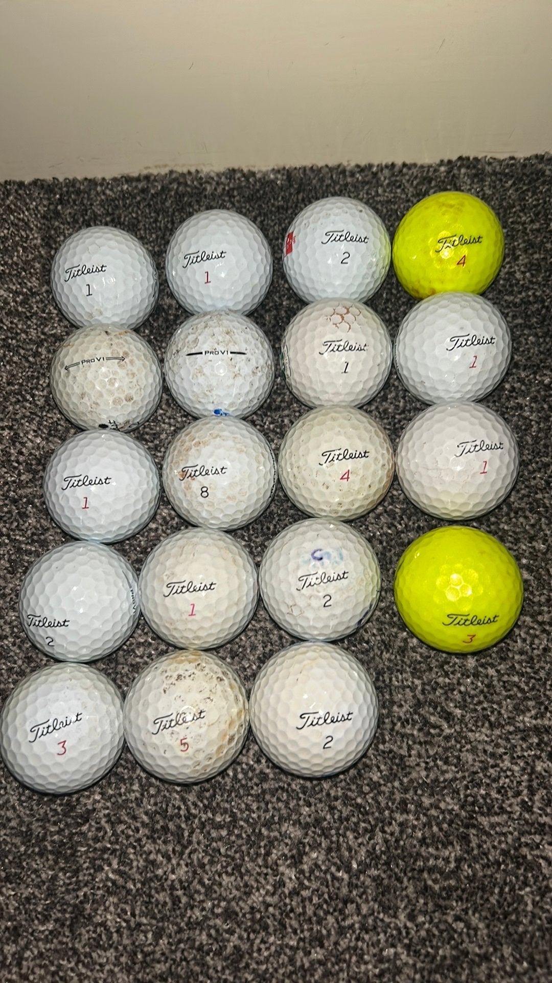 Prov1(x) ballen 19 stuks, Ophalen of Verzenden, Zo goed als nieuw, Bal(len)