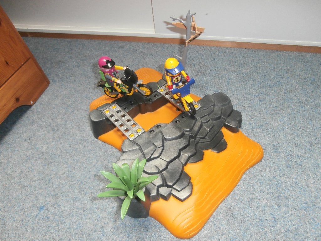 Playmobil 7396 off road motor bike woestijnrally Dakar cross, Kinderen en Baby's, Speelgoed | Playmobil, Ophalen of Verzenden